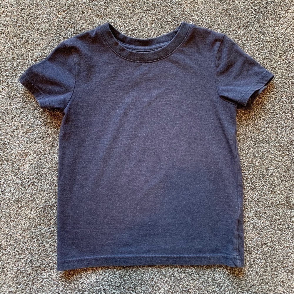 Cat & Jack Grey Blue Basic Tee Shirt - 4T